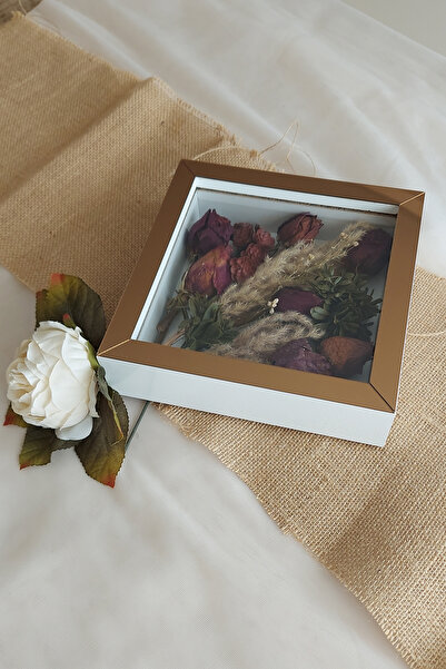 Verda Çerçeve 20x20x5 cm New Fashion Flower Pattern Memory Frame