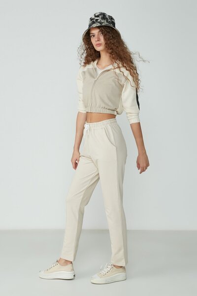 C&City Düz Paça Eşofman Altı 733 Taş