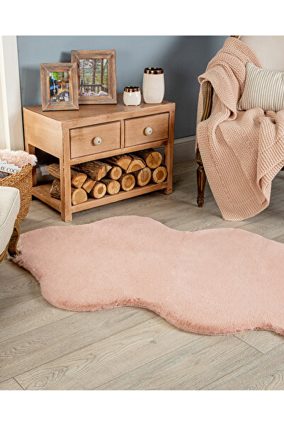 Madame Coco Arc En Ciel Tavşan Post - Pudra - 90x150 Cm