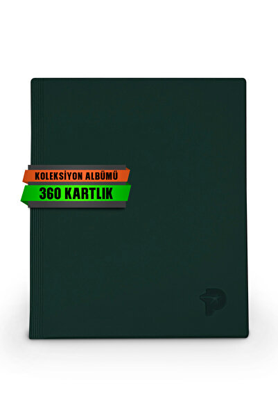 Pokscard ÖZEL YEŞİL KART ALBÜMÜ 360 KARTLIK ( POKEMON - FUTBOLCU - PANİNİ - Y...