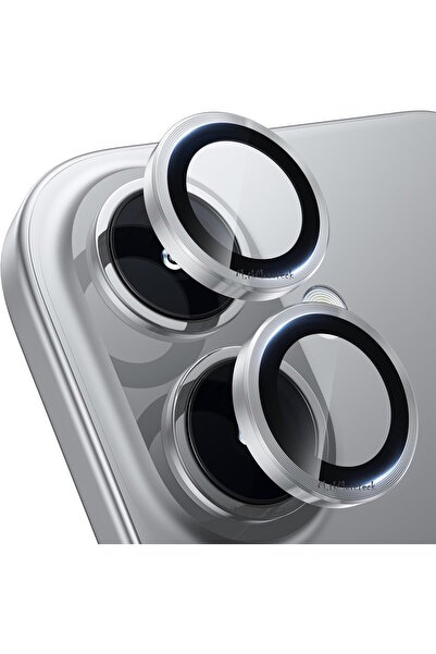 m.tk moveteck İphone 16 & 16 Plus Uyumlu Kamera Koruma Lens Koruyucu Temperli...