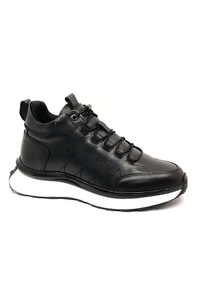 Hammer Jack Ανδρικές μπότες Creek Leather - 102-24940-M, Μαύρο-Λευκό