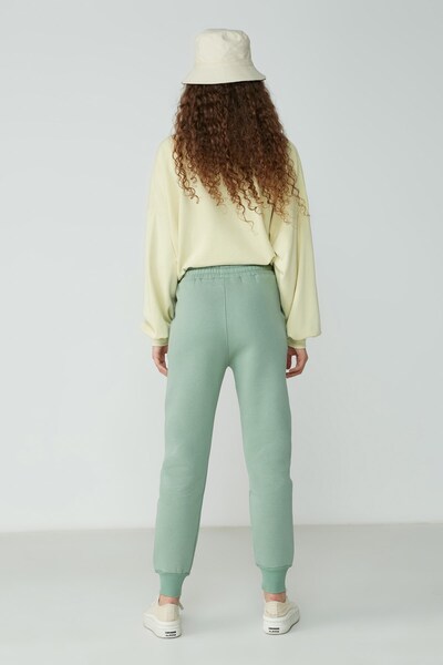 C&City Φούτερ με μανσέτα 903 Πράσινο φιστίκι