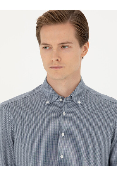 Cacharel İndigo Slim Fit Uzun Kollu Gömlek 50255655-VR028