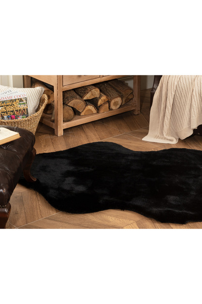 Madame Coco Arc En Ciel Tavşan Post - Antrasit - 60x90 Cm