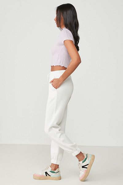 C&City Jogger Elastic Sports Jogginghose 806 Ecru