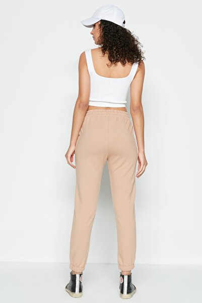 C&City Basic Jogger Sweatpants 734 Milky Brown