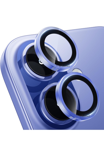 m.tk moveteck İphone 16 & 16 Plus Uyumlu Kamera Koruma Lens Koruyucu Temperli...