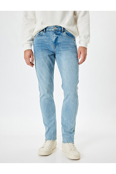 Koton Standart Bel Slim Fit Kot Pantolon - Brad Jean