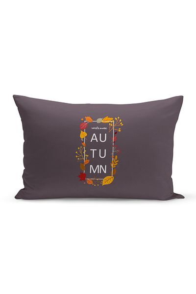 Bertille Home Калъфка за възглавница Autumn Series 30x50 см с двустранен дигитален печат (Хелоуин есен)