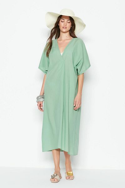 C&City Pareo Strandkleid 22328 Grün