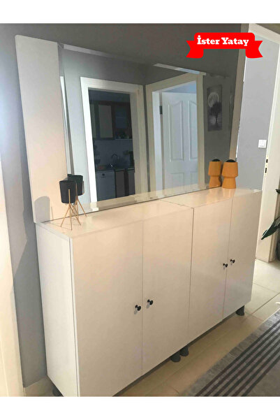 Yeni Vitrin Yatay Ve Dikey Kullanılabilir Çok Amaçlı Kiler Mutfak Banyo Ayakkabılık Dolabı