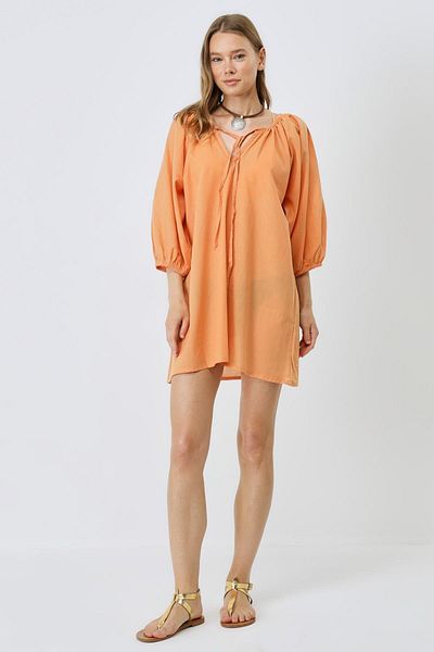 C&City Melon Patterned Pareo Beach Dress - 22327