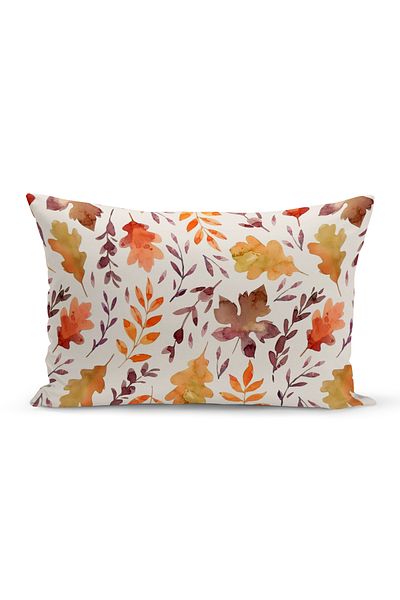 Bertille Home Autumn Series 30X50 cm Double Side Digital Printed Throw Pillow Cover (Halloween Autumn)
