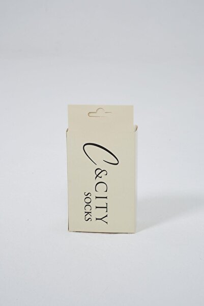 C&City Σετ 3 κοντές κάλτσες λευκές/ριγέ