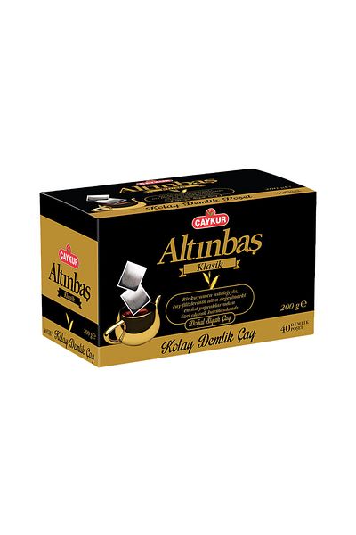 Çaykur 40Pcs Altinbaş Teapot Tea Bags - 200 g X8 Pieces