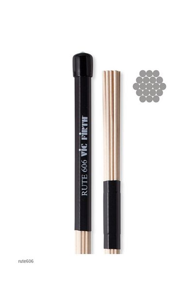 Vicfirth-4c Vıcfırth Rute606 Baguette Rute606 (Pair), Length: 16-1/8". Handle Silent Baguette Rute606 (Pair)