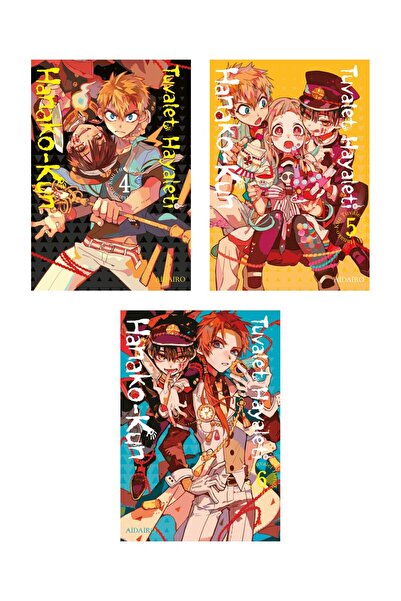 Gerekli Şeyler Yayıncılık Tuvalet Hayaleti Hanako-Kun 4-5-6 Manga Seti (3 KİTAP)