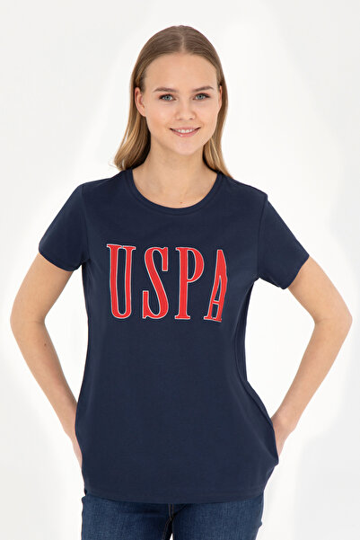 U.S. Polo Assn. Γυναικείο T-Shirt Navy Blue - Crew Neck 50285843 -VR033