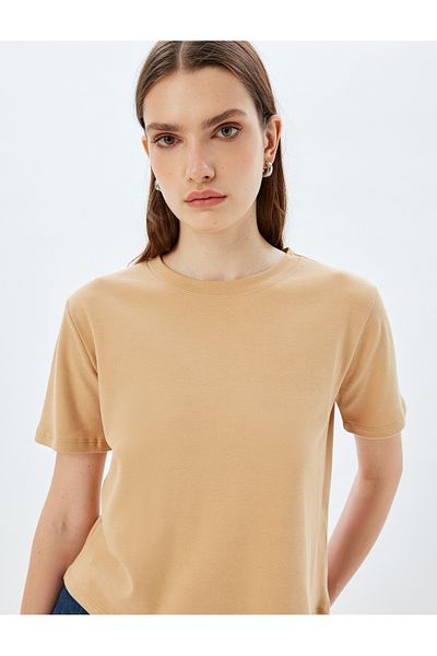 Koton Crew Neck Basic Cotton Short Sleeve T-Shirt