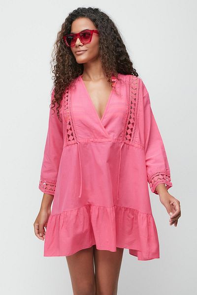 C&City Pareo Strandkleid 22411 Fuchsie