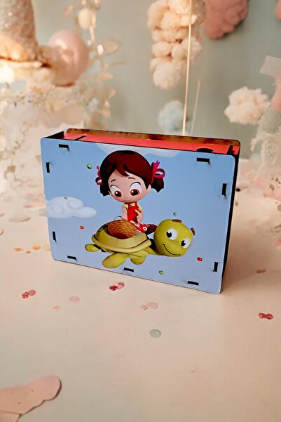 wooden gift design Ahşap Kumbara Baskı Yüzeyli 20*15*5 cm Özel Tasarım Model 5