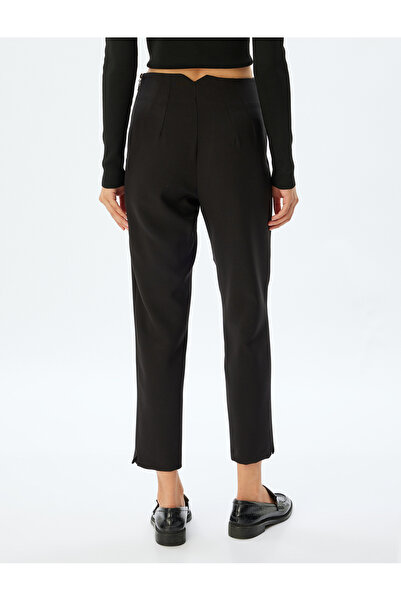 Koton Yüksek Bel Slim Fit Cepli Cigarette Pantolon