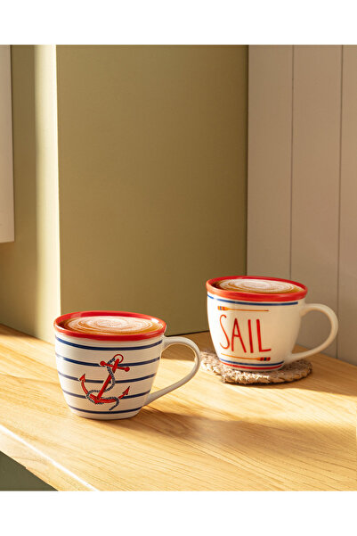 Madame Coco Marine Corde 2 'li Kupa Seti