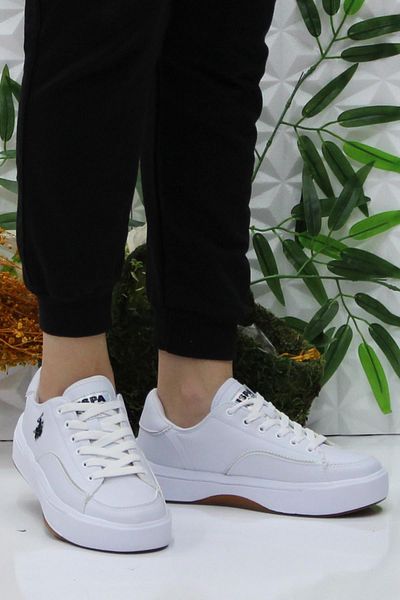 U.S. Polo Assn. BAZA. Polo Assn. Gınger White Produs original Pantofi confortabili pentru femei