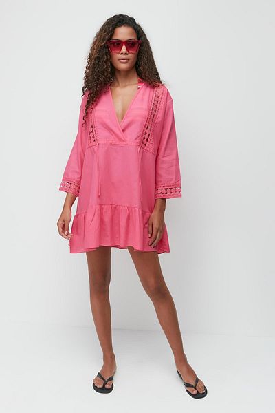 C&City Pareo Strandkleid 22411 Fuchsie