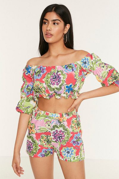 C&City Pareo Strandshorts Bolero 2113 Grün