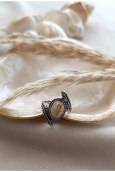 Hd Marketim Yüzük Doğal Tibet Akik Taşı Ayarlanabilir Doğal Taş Yüzük Kadın