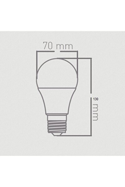 ACK Led Ampul 15 W E-27 3000K Gunışığı Işık - AA13-01520