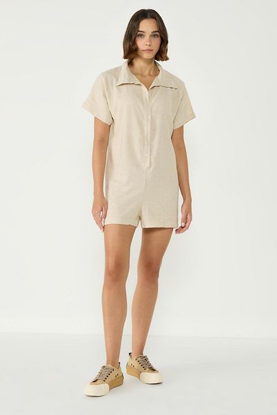 C&City 9149 Modell Beige Damen-Oversize-Muslim-Overall