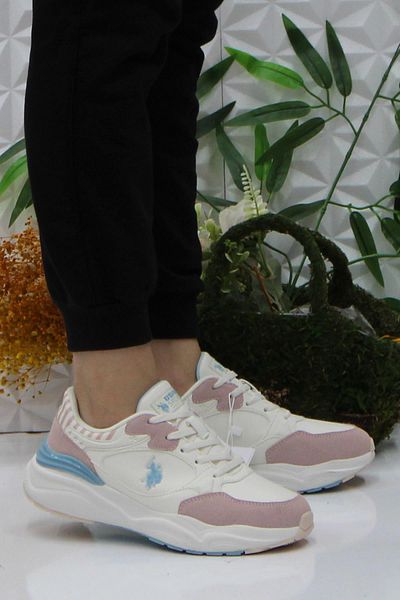 U.S. Polo Assn. U.S. Polo Assn. Blossom White Powder Original Product Sneaker Women's Shoes