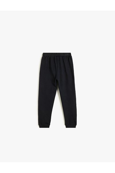 Koton Basic Sweatpants with Tie-Up Waist and Pockets
