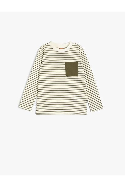 Koton Crew Neck Single Pocket Short Sleeve T-Shirt