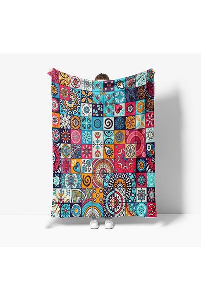 Home Single Duvet Cover with Fleece Blanket - 3D Digital Printed