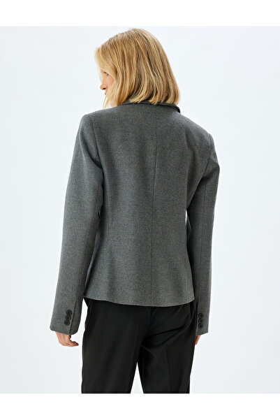 Koton Jachetă Blazer la două piept - cu buzunare și nasturi