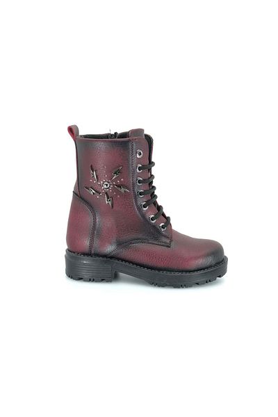 Kocamanlar Ayakkabı İremsu Side Stone Boots Παιδικές Μπότες Claret Red