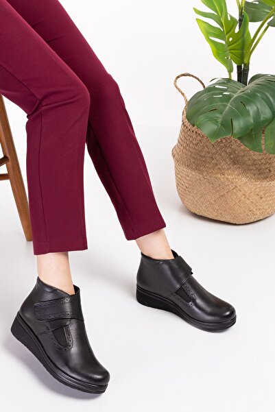 ARTI ARTI AYAKKABI Plus-plus020-0320 Cizme cu toc cu pană elastică cu velcro ...