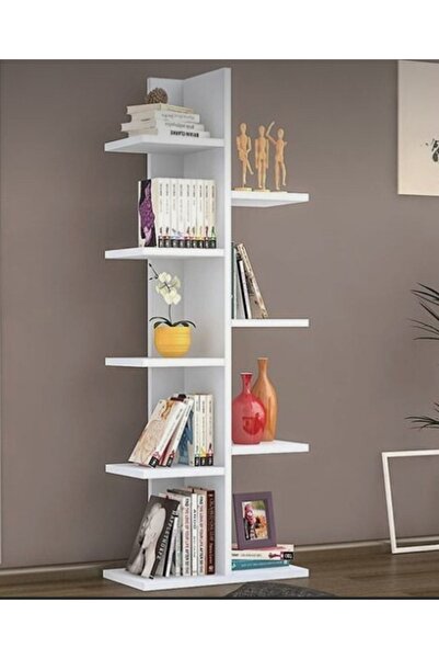 Yılkı magaza 7 Bölmeli Ahsap Çiceklik Kitaplik