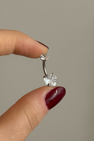 Ceren Tektaş Kalp Göbek Piercing | Cerrahi Çelik