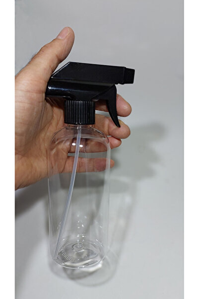 wellLine 20 adet Boş Fısfıs Sprey Şişe 400 Ml Şeffaf siyah spreyli deterjan v...