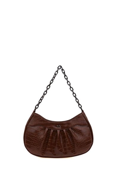 Bilik Deri Детальний логотип Taba-Kroko Жіноча сумка через плече BLKOR VENEZİA