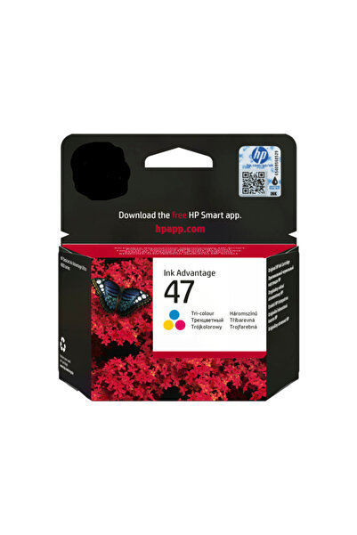 HP 47 (6ZD61AE) Renkli Mürekkep Kartuşu