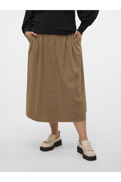 Veromoda Curve Rock Vmcvienna Hohe Taille Midirock