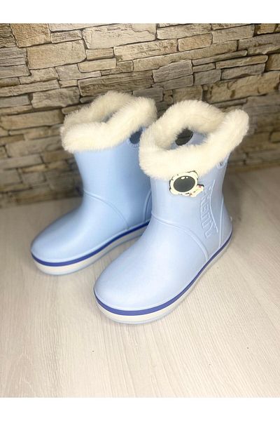 PLN SHOES Λεπτομερείς παιδικές μπότες βροχής Koko Feather - Αδιάβροχες μπότες βροχής