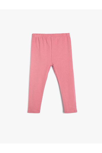 Koton Cotton Basic Tights - Ribbed