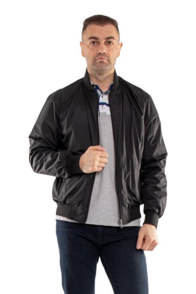 BIGAZZI 88319-276 Çift Taraflı Regular Fit Baharlık Erkek Mont